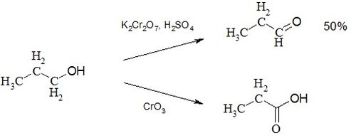 Окисление 1-пропанола