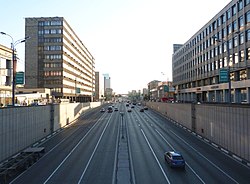 Вид от пересечения с Октябрьской улицей в сторону площади Савёловского Вокзала