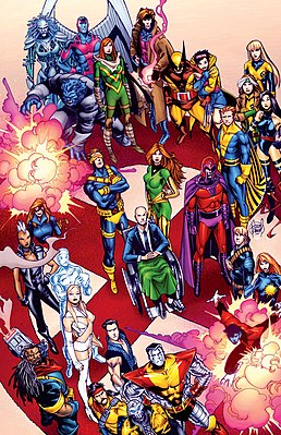 Люди Икс на обложке комикса X-Men vol. 3 #41 (Февраль 2013) Художник — Адам Куберт.