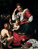 «Мадонна и Младенц со Св. Иоанном», 1620, Генуя, палаццо Россо