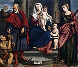 Мадонна портных. 1533. Холст, масло. Галерея Академии, Венеция