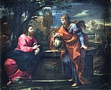 Христос и самаритянка. Ок. 1700. Холст, масло. Музей изящных искусств, Брест, Франция