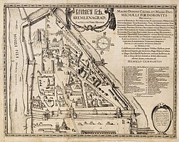 карта московского кремля 1613 года (Гессель Геритс)