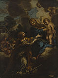 П. Кортона, Богородица, младенец Иисус и св. Катарина