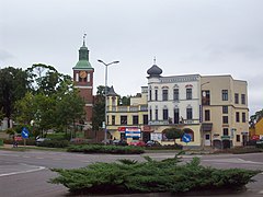 Центр города с приходской церковью (до 1945 г. протестантской)