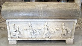 Саркофаг экзарха Исаака. Базилика Сан-Витале, Равенна