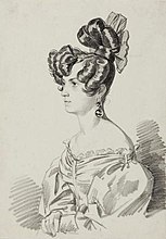 Портрет Елизаветы Александровны Савич (ур. княжны Щербатовой), 1828 г.