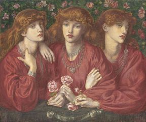 «Rosa Triplex», Данте Габриэль Россетти, 1874, частная коллекция