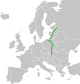 Схема маршрута E77