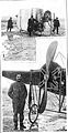 Жак Бальсан и его «Блерио», оснащённый двигателем Гном Omega, Гелиополь (февр. 1910).