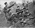 Повстанцы из Острожского полка в Суражских лесах. Декабрь 1943