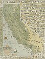 Карта Калифорнии кисти Моры