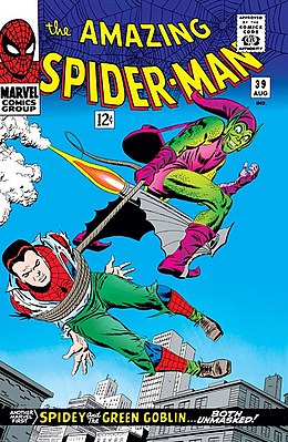 Обложка The Amazing Spider-Man #39 Художник — Джон Ромита-старший.