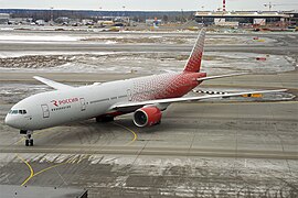 Boeing 777 авиакомпании Россия в Шереметьеве