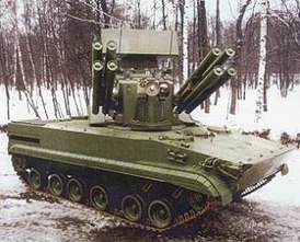 Облегченный вариант ЗПРК «Панцирь-С1-О» на гусеничном шасси БМП-3 (ЗСУ ТКБ-841).