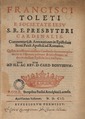 Commentarii et annotationes in Epistolam Beati Pauli apostoli ad Romanos, 1602