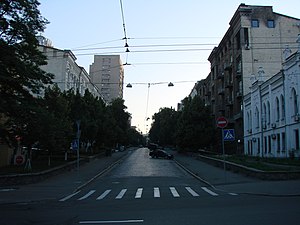 Улица Коцюбинского (июль 2009 года)