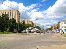 Перекрёсток улиц Максимова и Дементьева