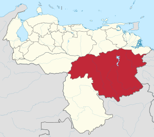 Боливар на карте