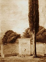 Маляр К. К. Кутузовский фонтан. 1888 год, ныне в собрании Центрального музея Тавриды