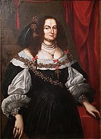 Портрет Марии Радзивилл, из рода Лупул (Лупу) 1660 год.