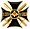 Знак отличия «За службу на Кавказе» золото