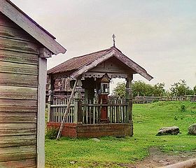 Сумское, часовня. Фотография С. Прокудина-Горского. 1909 год