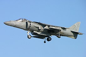 AV-8B Корпуса морской пехоты США в воздухе