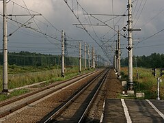 Вид на юго-восток, в сторону станции Саблино