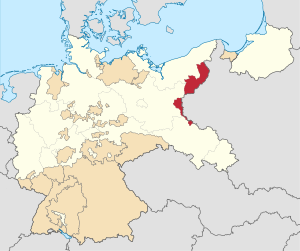 Позен-Западная Пруссия на карте