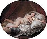 Молодая девушка на кровати, 1771, Частное собрание