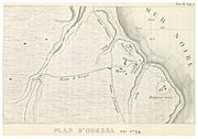 План Одессы в 1794 году