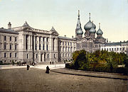 Собор Пантелеймона Целителя в 1896 году. Фотохром Петра Павлова