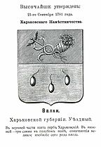 Герб города с официальным описанием. 1781