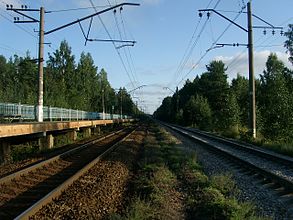 Вид в южном направлении, в сторону ст. Орехово