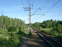 Вид в сторону ст. Приозерск