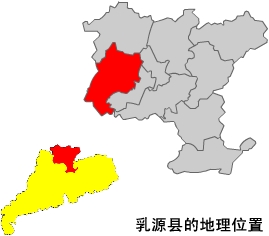 Жуюань-Яоский автономный уезд на карте