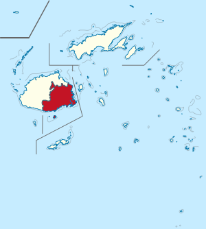 Центральный округ на карте