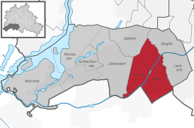 Расположение района в округе Штеглиц-Целендорф
