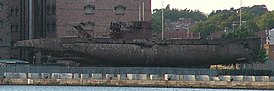 U-534 в Биркенхеде, Англия