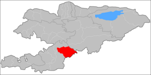Кара-Кульджинский район на карте