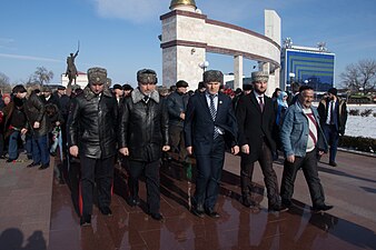 На торжественной церемонии, посвященной передаче государственных наград Ханпаши Нурадилова