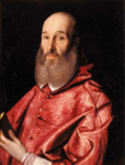 Портрет кардинало Антуана Перно де Гранвиля. Ок. 1576. Медь, масло. Музей Безансона, Франция