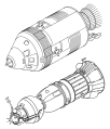 Apollo CSM и Союз 7К-ЛОК. Лунно-орбитальные корабли-модули США и СССР в сравнении.