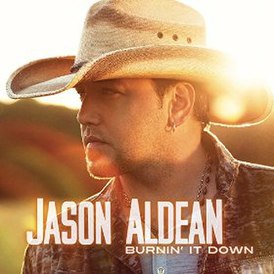 Обложка сингла Джейсона Алдина «Burnin’ It Down» (2014)