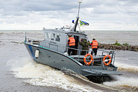 Моторная лодка береговой охраны