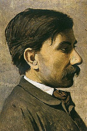 Автопортрет (1860). Галерея современного искусства Риччи Одди[it], Пьяченца