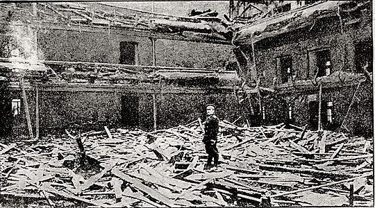Партер театра после пожара, 1907 г.
