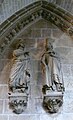 Статуи короля Кастилии Фернандо III и его жены Беатрисы Швабской.