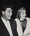 Со своей будущей женой, Мэри Мёрфи, 1954 г.